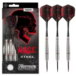 Sada steel šípok Harrows Rage 22g, brass