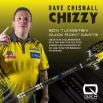 Šípky steel Harrows Chizzy 24g QP 90% wolfram