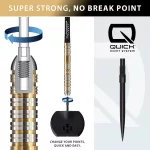 Šípky steel Harrows Chizzy Series 2 23g QP 90% wolfram