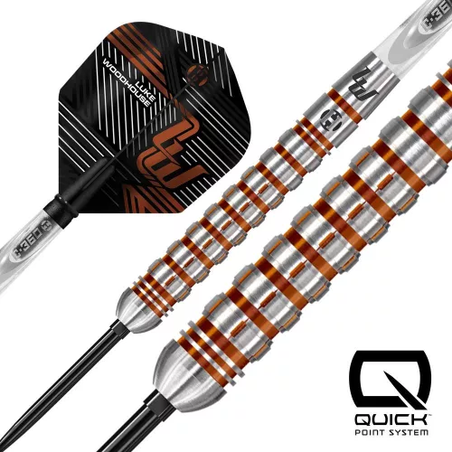 Šípky steel Harrows Luke Woodhouse Series 2 23g QP 90% wolfram