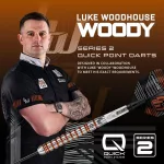 Šípky steel Harrows Luke Woodhouse Series 2 25g QP 90% wolfram