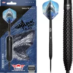 Šípky steel Bull's Shark Pro Black 25g, 90% wolfram