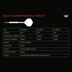 Šípky steel Bull's Florian Preis 20g 90% wolfram