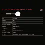 Šípky steel Bull's Lerena Rietbergen 24g 90% wolfram