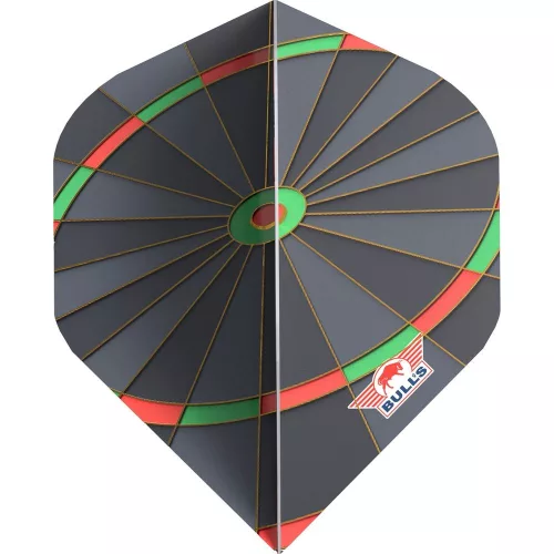 Letky na šípky Bull's Design 100  Board Black No2