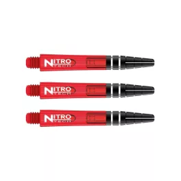 Násadky na šípky Red Dragon Nitrotech plastové červené, krátke