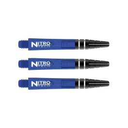 Násadky na šípky Red Dragon Nitrotech plastové modré, krátke