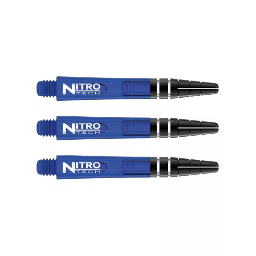 Násadky na šípky Red Dragon Nitrotech plastové modré, krátke