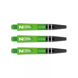 Násadky na šípky Red Dragon Nitrotech plastové zelené, krátke