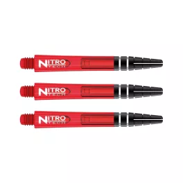 Násadky na šípky Red Dragon Nitrotech plastové červené, dlhé