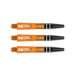 Násadky na šípky Red Dragon Nitrotech plastové oranžové, krátke
