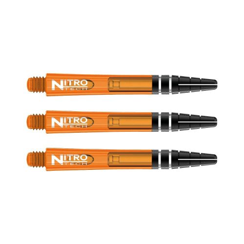 Násadky na šípky Red Dragon Nitrotech plastové oranžové, dlhé