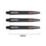 Násadky na šípky Red Dragon Nitro XFire čierne, dlhé 42mm
