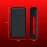 Puzdro Harrows Vault čierno-červené na 1 set šípok