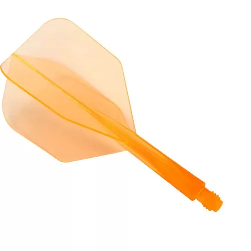 Letky na šípky Condor AXE Neon oranžové, Small letky a krátke násadky