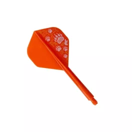   Letky na šípky Condor AXE oranžové Footprint Bear, štandardné letky a midi násadky