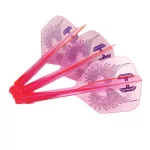Letky na šípky Condor AXE Flap Wings Neon ružové, Small letky a midi násadky
