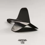 Condor AXE 120 čierne, štandardné letky a stredné násadky 24mm