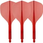 Condor AXE 120 priehľadné červené, štandardné letky a krátke násadky 18mm