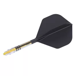 Cuesoul ROST T19 čierno-žlté, No2 letky, carbon násadky veľkosť 4