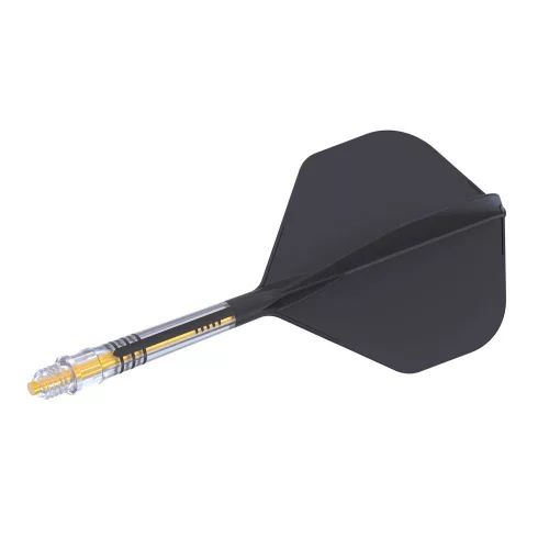 Cuesoul ROST T19 čierno-žlté, No2 letky, carbon násadky veľkosť 5