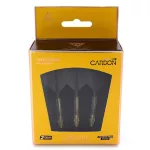 Cuesoul ROST T19 čierno-žlté, No2 letky, carbon násadky veľkosť 5