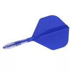 Cuesoul ROST T19 modro-priehľadné, No2 letky, carbon násadky veľkosť 2