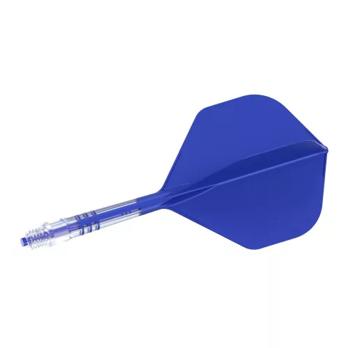 Cuesoul ROST T19 modro-priehľadné, No2 letky, carbon násadky veľkosť 3