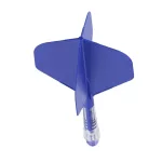 Cuesoul ROST T19 modro-priehľadné, No2 letky, carbon násadky veľkosť 3