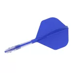 Cuesoul ROST T19 modro-priehľadné, No2 letky, carbon násadky veľkosť 5