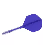 Cuesoul ROST T19 modro-priehľadné, No6 letky, carbon násadky veľkosť 6