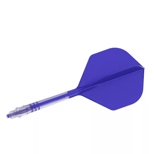 Cuesoul ROST T19 modro-priehľadné, No6 letky, carbon násadky veľkosť 6