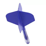 Cuesoul ROST T19 modro-priehľadné, No6 letky, carbon násadky veľkosť 6