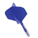 Cuesoul ROST T19 modro-priehľadné, No6 letky, carbon násadky veľkosť 4