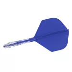 Cuesoul ROST T19 modro-priehľadné, No6 letky, carbon násadky veľkosť 3