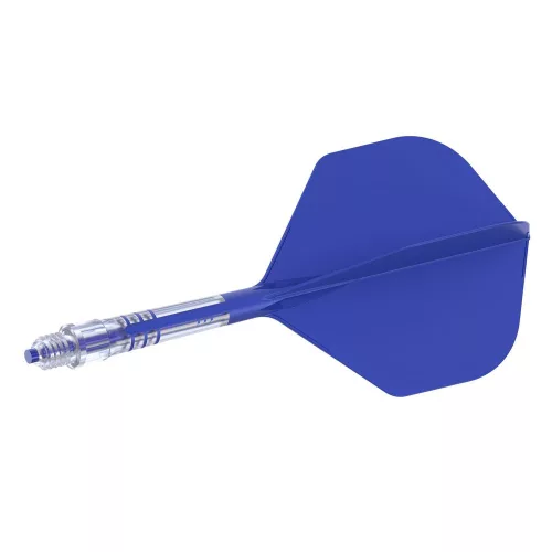 Cuesoul ROST T19 modro-priehľadné, No6 letky, carbon násadky veľkosť 3