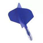 Cuesoul ROST T19 modro-priehľadné, No6 letky, carbon násadky veľkosť 3