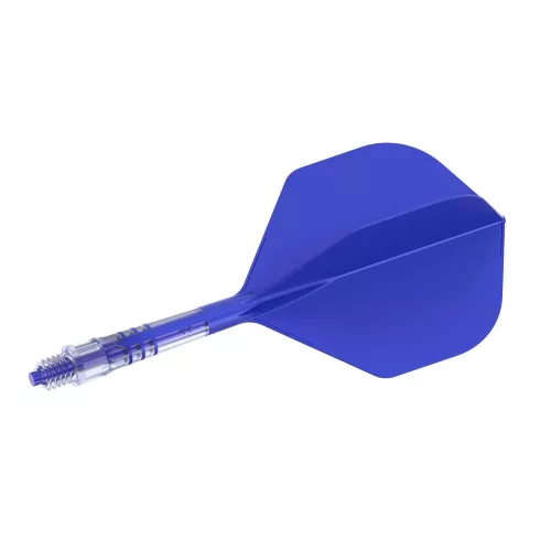 Cuesoul ROST T19 modro-priehľadné, No6 letky, carbon násadky veľkosť 2