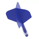 Cuesoul ROST T19 modro-priehľadné, No6 letky, carbon násadky veľkosť 2