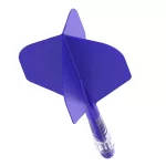 Cuesoul ROST T19 modro-priehľadné, No6 letky, carbon násadky veľkosť 1