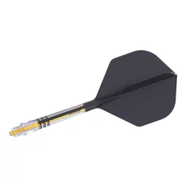 Cuesoul ROST T19 čierno-žlté, No6 letky, carbon násadky veľkosť 6