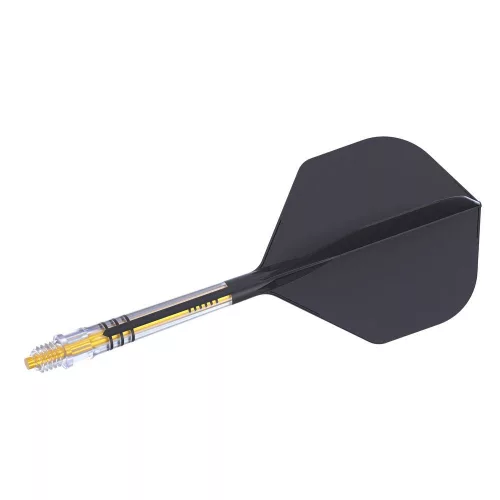 Cuesoul ROST T19 čierno-žlté, No6 letky, carbon násadky veľkosť 6