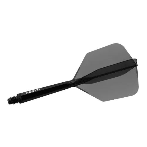 Cuesoul ROST 77 priehľadné čierne, Big Wing letky a dlhé násadky