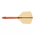 Cuesoul ROST 77 priehľadné oranžové, Big Wing letky a dlhé násadky