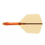 Cuesoul ROST 77 priehľadné oranžové, Big Wing letky a krátke násadky