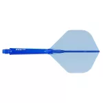 Cuesoul ROST 77 priehľadné modré, No2 letky a dlhé násadky