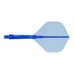 Cuesoul ROST 77 priehľadné modré, No2 letky a stredné násadky