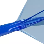 Cuesoul ROST 77 priehľadné modré, No2 letky a stredné násadky