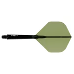 Cuesoul ROST 77 priehľadné zelené, No2 letky a dlhé násadky