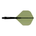 Cuesoul ROST 77 priehľadné zelené, No2 letky a stredné násadky